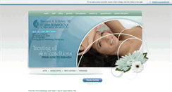 Desktop Screenshot of kelleherderm.com